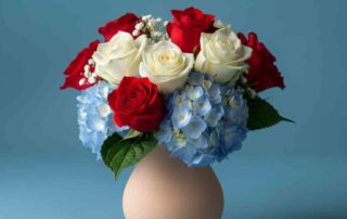 Memorial Day Flowers Roses and Hydrangea